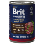 Brit Premium by Nature Dog (ассорти и потрошками), 410 гр.