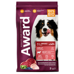 AWARD Adult All breeds Dog (говядина. курица, брокколи, черника), 2 кг