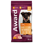 AWARD Puppy Large (курица, индейка, тыква, шиповник), 12 кг