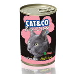 Adragna Cat&Co Кусочки лосося (соус), 405 гр