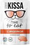 Корм для кошек Kissa с индейкой (соус), 75 гр