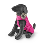 Комбинезон для собак Freezack Parka telemagenta розовый с мехом 25 см, S