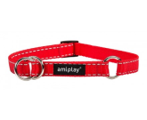Ошейник-полуудавка Amiplay Reflective красный M