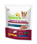 Trainer Natural Sensitive Small Toy NO GRAIN (форель), 800 гр