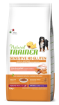 Trainer Natural Sensitive Medium Maxi MATURE NO GLUTEN (лосось), 12 кг