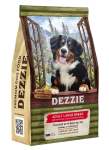 DEZZIE Adult Dog Large Breed для собак (курица, говядина), 15 кг
