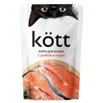 Корм Kott пауч для кошек (рыба в соусе), 75 гр