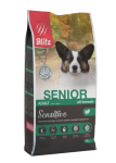 Blitz Adult Senior Sensitive (индейка), 15 кг
