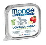 Monge Dog  Adult паштет (кролик, яблоко), 150 гр