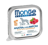 Monge Dog  Adult паштет (утка, малина), 150 гр