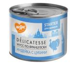 Мнямс Delicatesse паштет для щенков (индейка, цукини), 200г