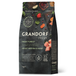 Grandorf Fresh Adult Medium/Maxi (индейка, батат), 1 кг