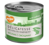 Мнямс Delicatesse паштет (кролик, овощи), 200г