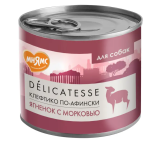 Мнямс Delicatesse паштет (ягненок,морковь), 200г