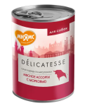 Мнямс Delicatesse паштет (мясное ассорти, морковь), 400г