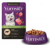 Yumster Sterilized Adult Cat (говядина, брусника), 85 гр