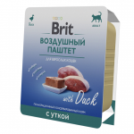 Brit Premium Воздушный паштет для взрослых кошек (утка), 100 гр