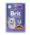 Brit Premium Пауч для взрослых кошек (треска), 85гр