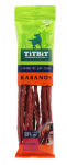 TitBit Колбаски Кабанос для собак с говядиной, 80 гр