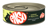 ENSO Паштет для кошек (курица, брусника), 100 гр.