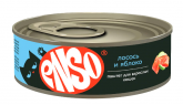 ENSO Паштет для кошек (лосось, яблоко), 100 гр.