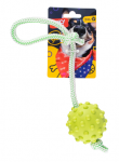 Fancy pets Игрушка Мячик на веревке, 8,5 см