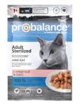 ProBalance Sterilized Cat креветки (соус), 85 гр