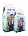 Cats Way Lavander Комкующийся наполнитель с Лавандой, 10 л