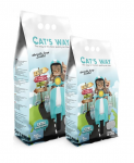 Cats Way Lavander Комкующийся наполнитель с ароматом Марсельского бриза, 10 л