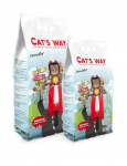 Cats Way Natural Комкующийся наполнитель без запаха, 10 л