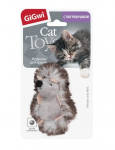 Gigwi Игрушка для кошек Ежик с погремушкой, 7 см