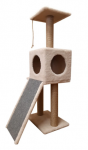 Cat House Игровой комплекс Альфа (джут), 110 см