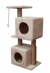 Cat House Игровой комплекс Дуплекс (джут), 100 см