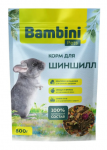 Bambini Pets Корм для шиншилл, 800 гр