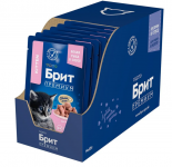 Brit Premium Cat для котят с белой рыбой, 85 гр*14 шт