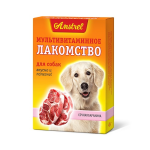 Amstrel Сочная баранина лакомство для собак, 90 табл