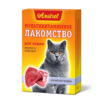 Amstrel лакомство для кошек Альпийская говядина, 90 табл
