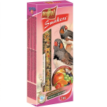 Vitapol Smakers зерновые палочки с фруктами для амадин и экзотических птиц, 2*60 гр