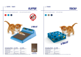 Игрушка для кошек царапающая стойка Georplast с 2 шариками