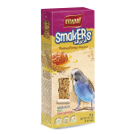Лакомство для волнистых попугаев VITAPOL Smakers с медом, 2×45 г