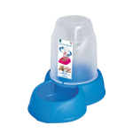 Поилка-кормушка Georplast круглая пластиковая универсальная, 1,6 л