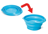 Миска раскладная походная Georplast для домашнего питомца Squeeze, 16,5 x 14,5 x 7,5 см