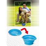 Раскладная круглая миска Georplast Squeeze, 15*12*4,5 см