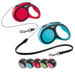 Рулетка Flexi New Comfort синяя M, трос 8 м