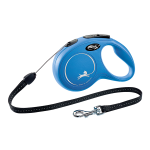 Рулетка Flexi New Classic синяя S, трос 8 м