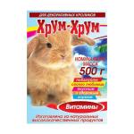 Хрум-хрум кормовая смесь для декоративных кроликов, 500 гр