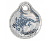 Rogz кулон-адресник полиуретан id-TAGZ Silver Gecko 2,7см