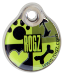 Кулон адресник пластиковый RogZ ID Tag Small Lime Juice