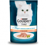 Gourmet Perle с лососем в соусе, 75 гр